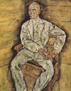 Egon Schiele Portrait of Victor Ritter von Bauer (mk12) Germany oil painting artist